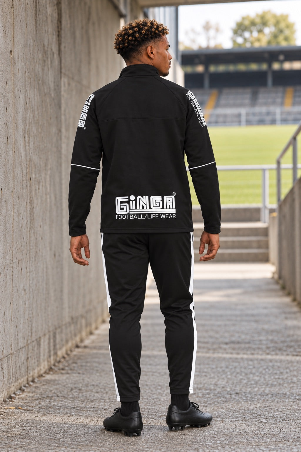 TRAINING JERSEY SHIRT 06　GG107281 ストレッチ生地のシルエットの良いハイパフォーマンスモデル / 大人 / 背面 SAMPLE IMAGE