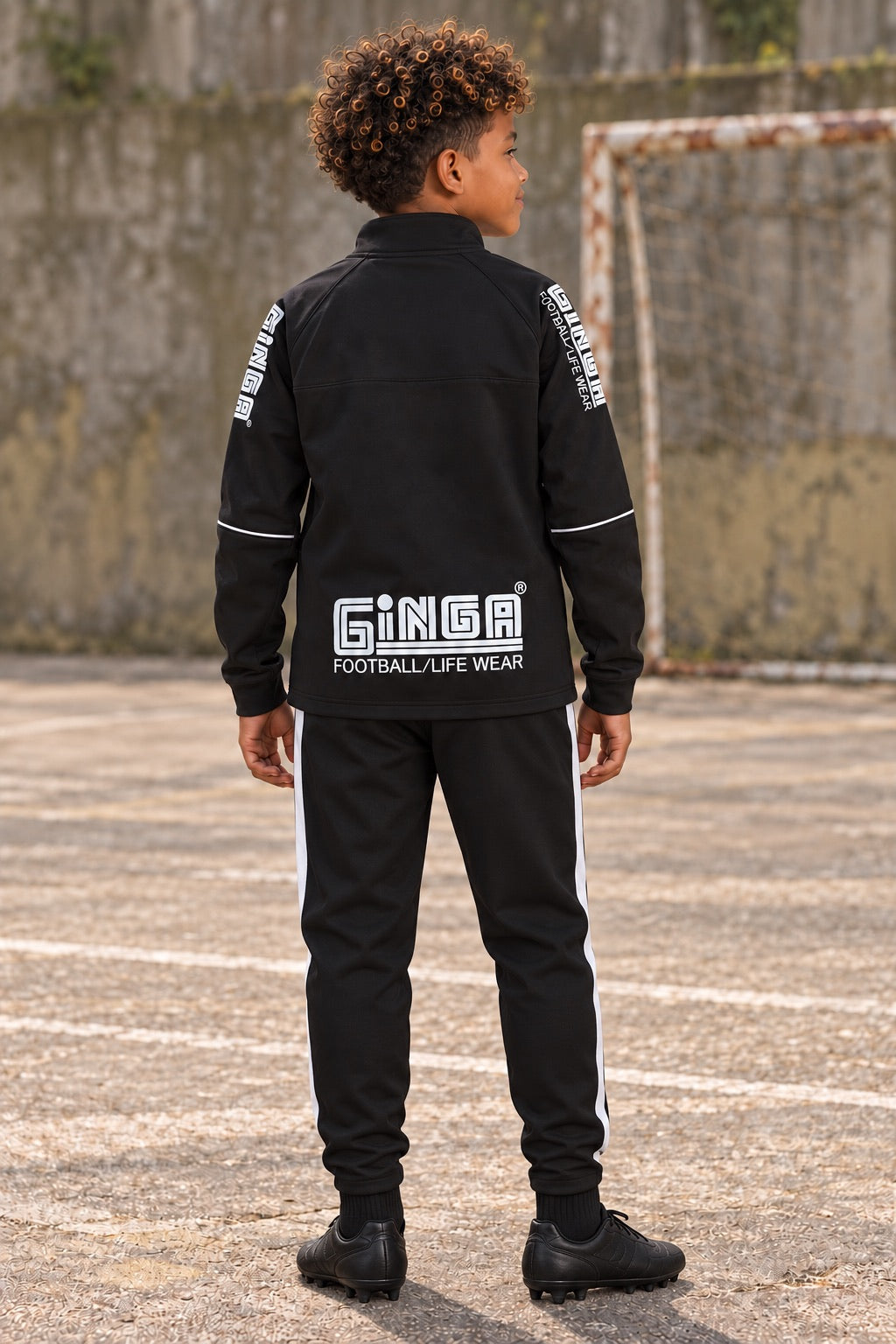 TRAINING JERSEY SHIRT 06　GG107281 ストレッチ生地のシルエットの良いハイパフォーマンスモデル / ジュニア / 背面 SAMPLE IMAGE